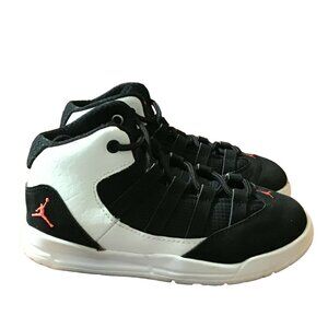 Nike Air Jordan Max Aura Sneakers Toddler 9C AQ9215-101 Black White Hi Top Shoes